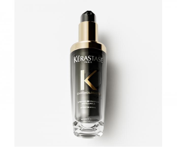 Parfémovaný olej na vlasy s výtažkem z myrhy Kérastase Chronologiste L'Huile De Parfum Refillable - 75 ml
