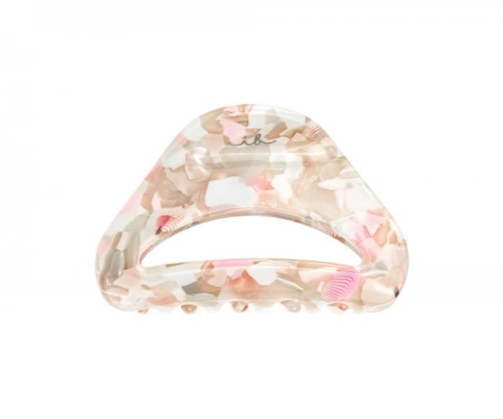 Skřipce do vlasů Invisibobble Clipstar M Oasis Refreshed Bloom - 2 ks, pastelové odstíny s květinovými vzory
