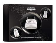 D�rkov� sada pro barven� a po�kozen� vlasy Lor�al Professionnel Serie Expert Metal Detox Trio