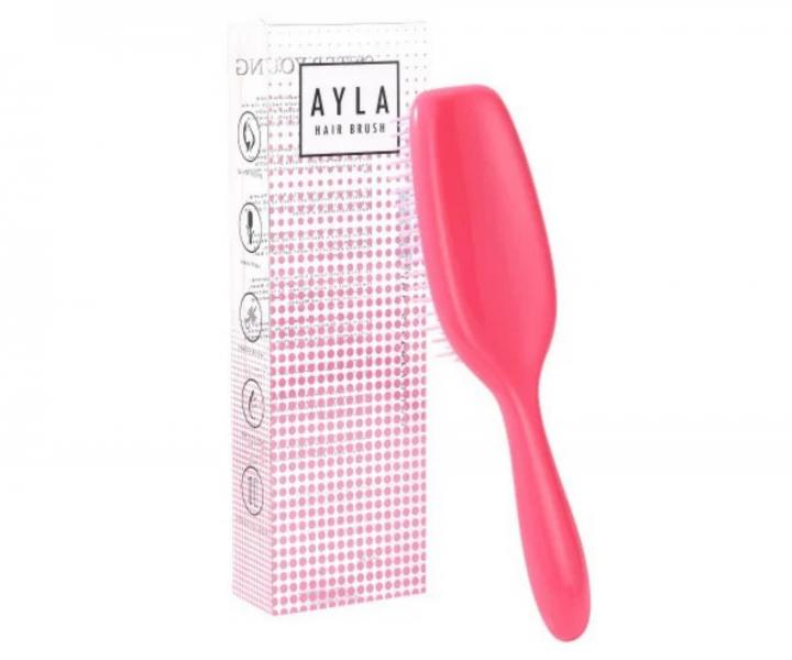 Kart�� na roz�es�v�n� vlas� Sister Young Ayla Hair Brush - neonov� r��ov�