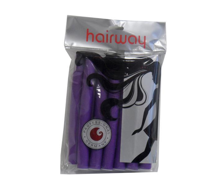Ohebné natáčky Hairway pr.20 mm, 18 cm , 12 ks - fialové