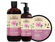 D�rkov� sada pro p��i o cel� t�lo s dama�skou r��� a bambuck�m m�slem Green Pharmacy