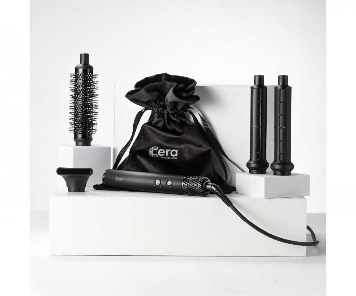 Multifunk�n� horkovzdu�n� kart�� na vlasy Cera Pro Multi-Airstyler RM-HSC98 - 1100 W, �ern�