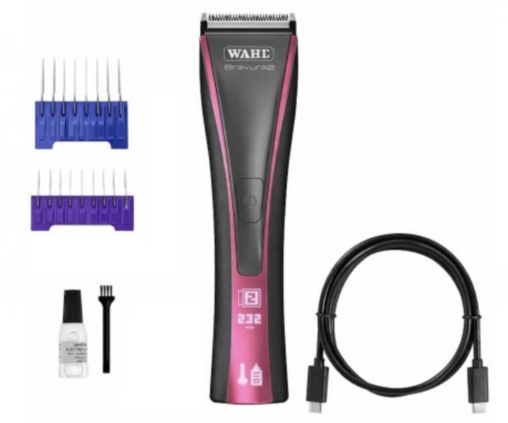Profesion�ln� strojek na zv��ec� srst Wahl Professional Bravura 2 Cordless 3028121 - �ern�