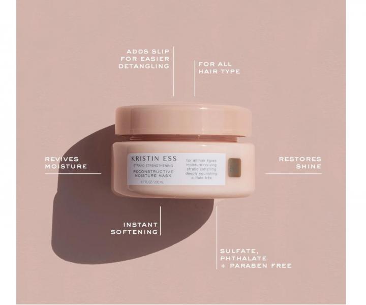 Obnovuj�c� hydrata�n� maska pro such� vlasy Kristin Ess Reconstructive Moisture Mask - 200 ml