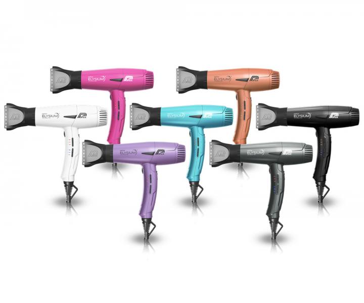 Profesionální fén na vlasy s difuzérem Parlux Elysium Fuchsia - 2300 W, matný růžový