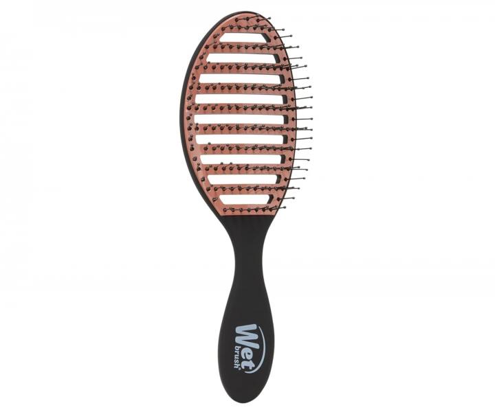 Kartáč na rozčesávání a foukání vlasů Wet Brush The Original Detangler Ceramic Speed Dry - černý