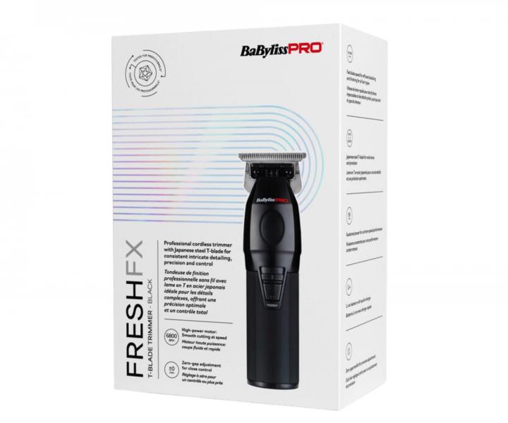 Profesion�ln� konturovac� strojek na vlasy BaByliss Pro FreshFX T-Blade Trimmer FX76E - �ern�