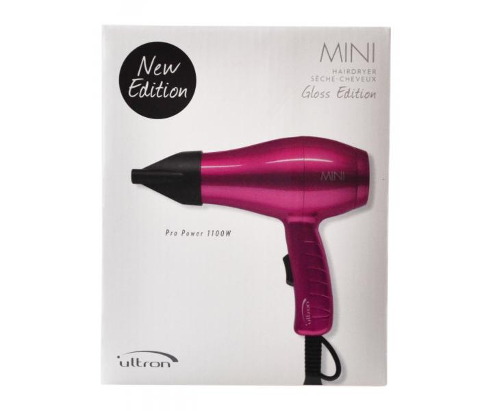 Mini fn na vlasy Ultron Gloss Edition - 1100 W, fuchsiov