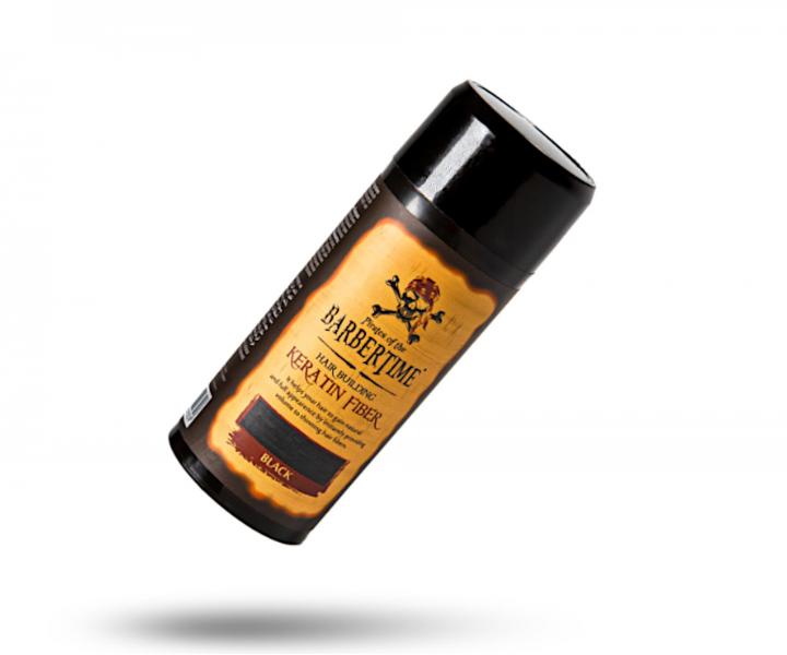 Pudr pro zakrytí řídnoucích vlasů Pirates of the Barbertime Hair Building Keratin Fiber - 21 g