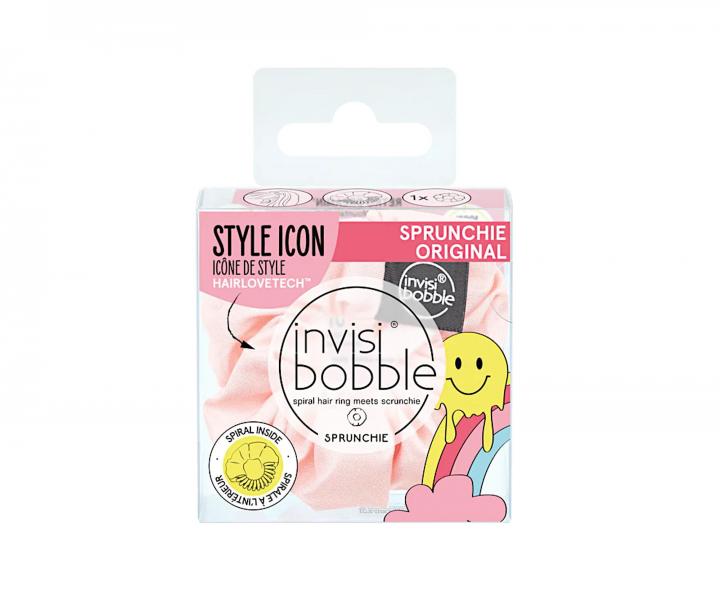 Ozdobn spirlov gumika Invisibobble Sprunchie Paint no Mountain High - svtle rov