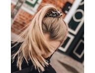 Ozdobná spirálová gumička Invisibobble Sprunchie Purrfection - leopardí vzor