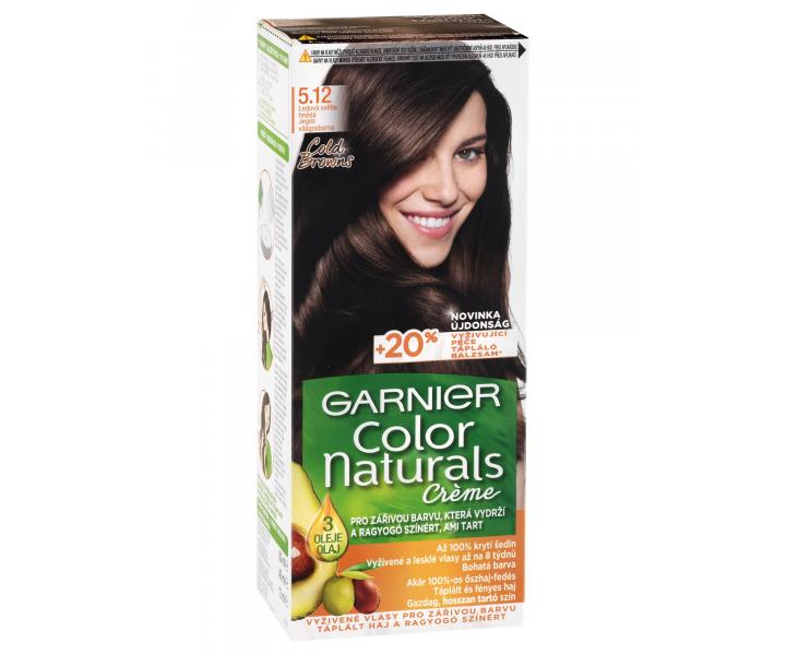 Permanentní barva Garnier Color Naturals 5.12 ledová světle hnědá