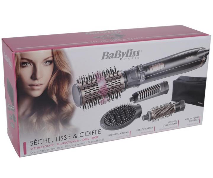 Horkovzdušná rotační kulma BaByliss AS250E - 1000 W, šedá