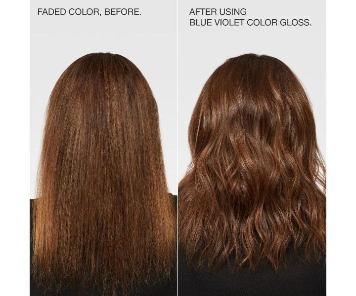 Barevný toner pro lesk a osvěžení barvy vlasů Paul Mitchell The Demi Color Gloss Blue Violet - 190 ml, modro-fialový