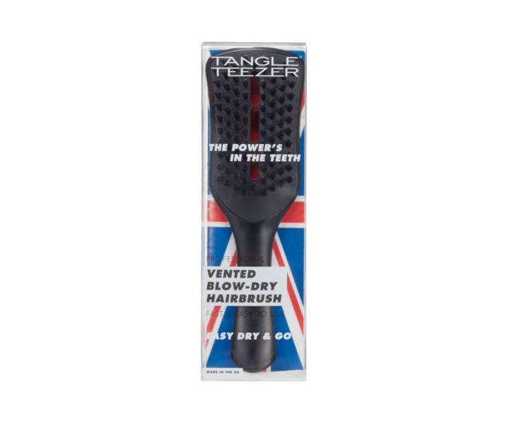 Plochý foukací kartáč Tangle Teezer Easy Dry & Go Vented Hairbrush - černý