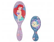 Dárková sada kartáčů na vlasy Wet Brush Original Detangler a Mini Detangler Disney Princess Ariel