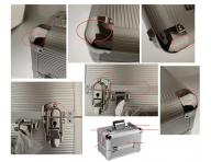 Profesion�ln� kade�nick� a kosmetick� kufr Eurostil Professional - st��brn� - II. jakost, povrchov� vady