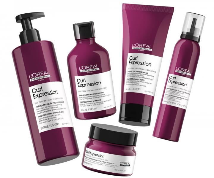Sada pro vlnité a kudrnaté vlasy Loréal Professionnel Curl Expression + olej zdarma