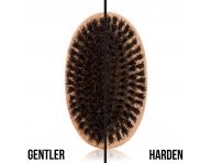 Dřevěný kartáč na vousy Angry Beards Gentler - 103 x 63 mm