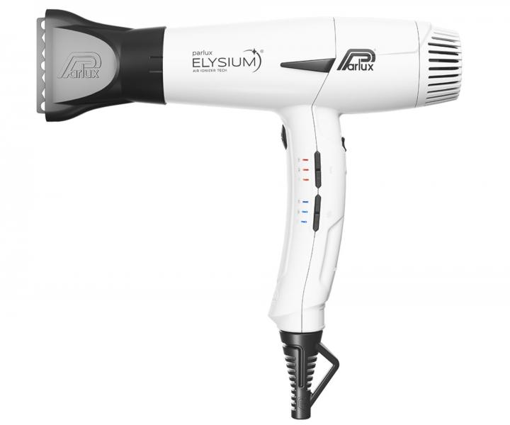 Profesionální fén na vlasy s difuzérem Parlux Elysium Matt White - 2300 W, matný bílý