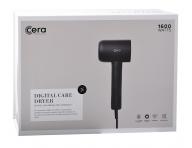 Profesionální fén na vlasy Cera Digital Care Dryer - 1600 W, černý