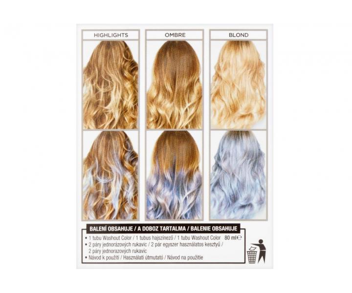 Vymývající se barva Loréal Colorista Washout Blue Hair - modrá