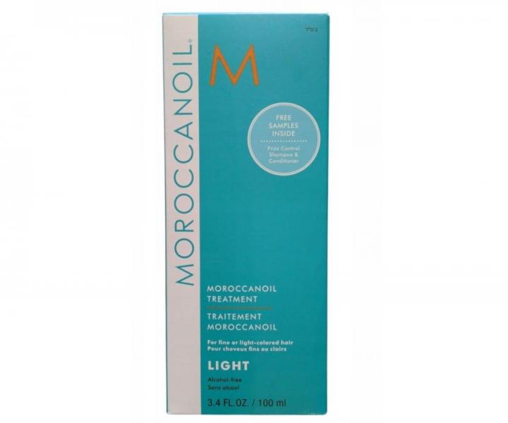 Lehk� olejov� p��e Moroccanoil Treatment Light - 100 ml + �ampon a kondicion�r Moroccanoil Frizz Control 2x10 ml zdarma