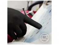 Latexové rukavice Espeon Latex Black - 100 ks, černé, velikost L