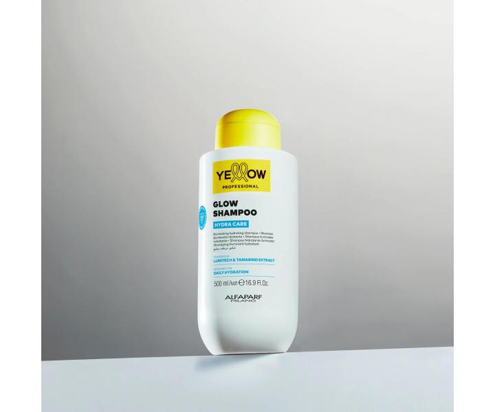 Rozjas�uj�c� hydrata�n� �ampon pro vlasy bez lesku Yellow Professional Hydra Care Glow Shampoo - 500 ml