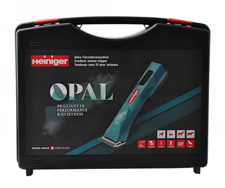 Profesionální strojek na srst Heiniger Opal - tyrkysový