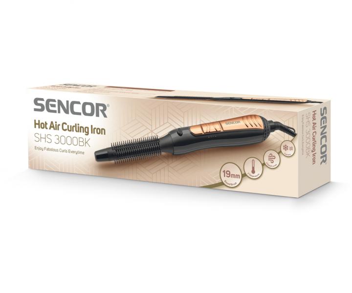 Horkovzdušná kulma Sencor Hot Air Curling Iron - 400 W, černo-bronzová