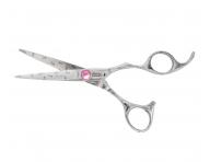 Sada kadeřnických nůžek 5,75" a efilačních nůžek 6,35" Olivia Garden SilkCut ThinkPink - rozbalené
