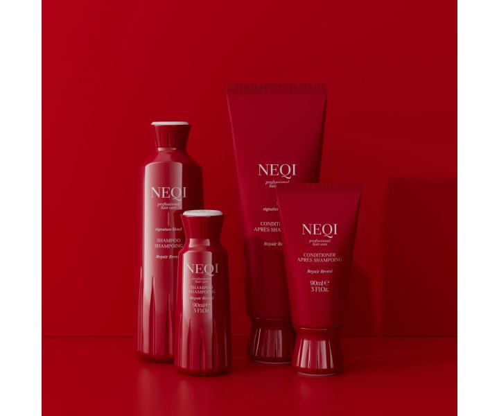 Intenzivně regenerační šampon pro poškozené a barvené vlasy Neqi Repair Reveal Shampoo - 90 ml