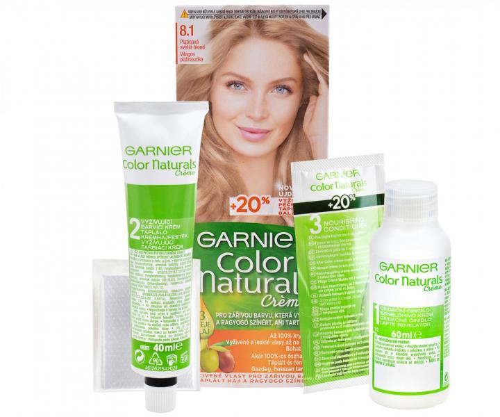 Permanentní barva Garnier Color Naturals 8.1 světlá blond popelavá