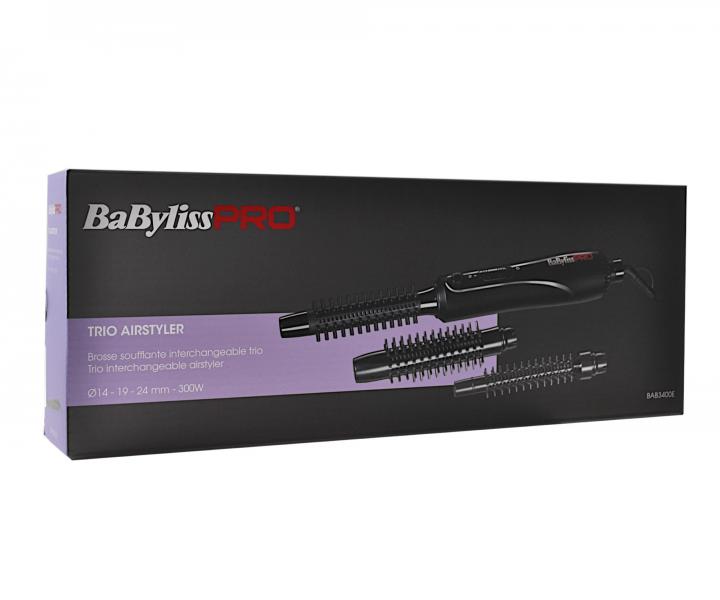 Horkovzdušný kartáč na vlasy BaByliss Pro Trio BAB3400E