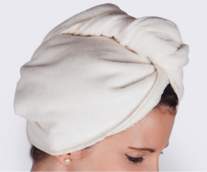 Turban na vlasy MaryBerry La Provence - krémový