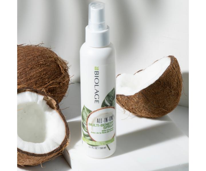 Vceelov peujc sprej na vlasy Biolage All-In-One Coconut Infusion - 150 ml