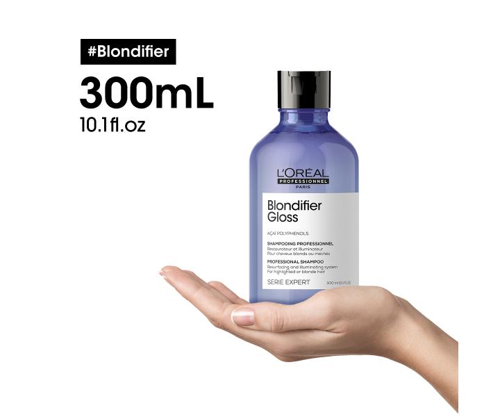 Rozjasňující šampon pro blond vlasy Loréal Professionnel Serie Expert Blondifier Gloss - 300 ml