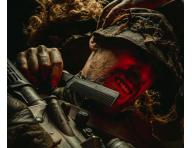 Karbonový hřeben na vlasy a vousy Angry Beards Combat Comb - černý