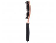 Kartáč Olivia Garden Fingerbrush Combo Medium Trinity Edition - růžovo-zlatý