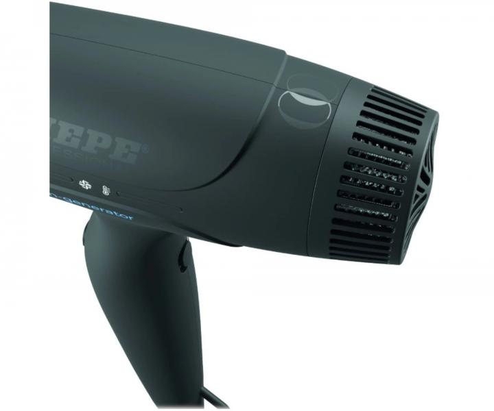 Profesionální ultralehký fén na vlasy Kiepe Professional Saloon Hair Dryer - 2400 W, černý