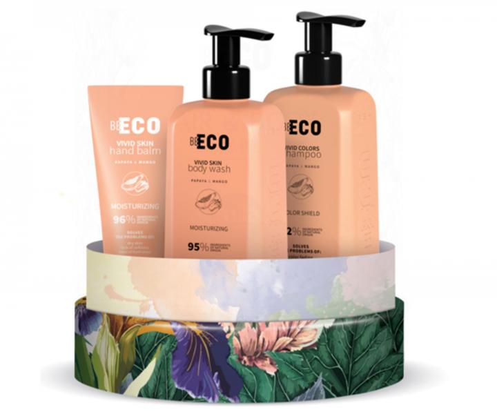 Dárková sada pro kompletní péči o tělo a vlasy Mila Professional Be Eco Hair & Body Care Vivid