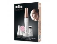 Epilátor pro epilaci obličeje, čištění a tónování pleti 3v1 Braun FaceSpa Pro 912 - bílý