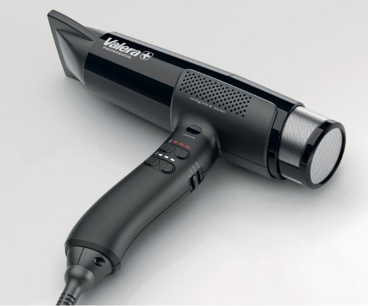 Profesionální vysokorychlostní digitální fén na vlasy Valera Professional MatriXcare AI - 2000 W, černý