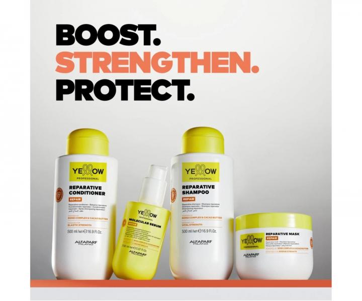 Regenera�n� kondicion�r pro po�kozen� vlasy Yellow Professional Repair Reparative Conditioner - 500 ml