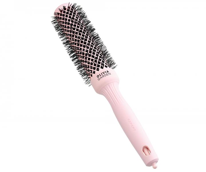 Kulatý foukací kartáč na vlasy Olivia Garden Expert Blowout Speed XL Pastel Pink