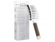 Kart�� na roz�es�v�n� a fouk�n� vlas� s kan��mi a nylonov�mi �t�tinami Sister Young Zoco Hair Brush - b�l�
