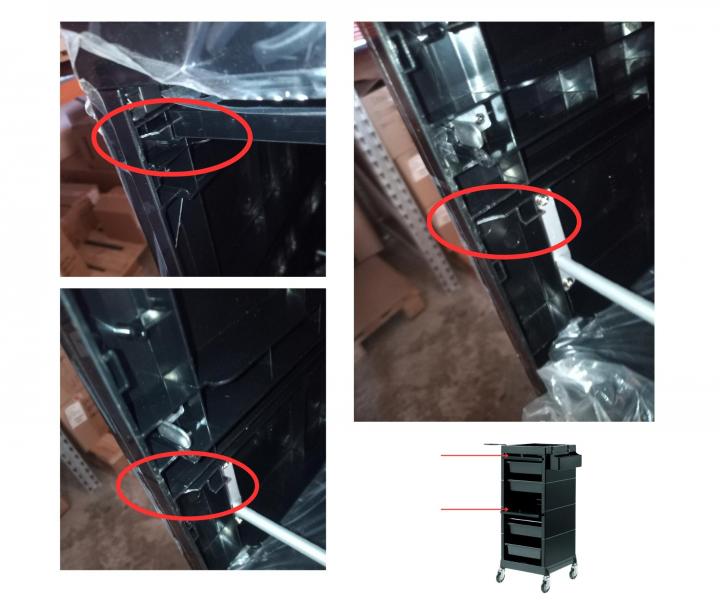 Kade�nick� voz�k s dv��ky Sibel Discrete - �ern�