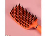 Kart�� na roz�es�v�n� a fouk�n� vlas� s kan��mi a nylonov�mi �t�tinami Sister Young Ovia Hair Brush - oran�ov�